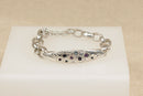 Silver Multi Gem Bracelet by Dower & Hall