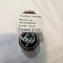 Vintage Natural French Cut Aquamarine Silver Ring C5 Carats Boxed (Reserved for AH)