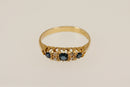 18ct Gold Edwardian Sapphire & Diamond Ring