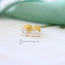 18ct Gold Diamond Earrings 0.43ct