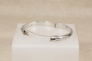 Beautiful Vintage Silver Floral Engraved Hinged Bangle – Birmingham 1970