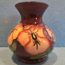 A Moorcroft Vase in the Pansy Design by Rachel Bishop