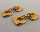 Antique Edwardian 9ct Gold Abalone & Enamel Cufflinks Boxed