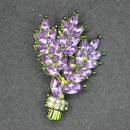 Floral bouquet brooch