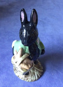 Royal Albert Rabbit figure Royal Albert Beatrix Potter Figurine Royal Albert Little Black Rabbit figurine