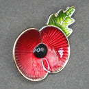Poppy brooch
