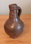 A Stuart Period , Small Salt Glaze -Stoneware Bellarmine Jar.