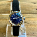 Omega Genève Automatic Ladies Watch | Aubergine Sunburst Dial | Cal. 584 | 1973 Vintage Swiss Watch