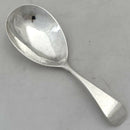George III Silver Caddy Spoon. London 1790 Peter & Ann Bateman.
