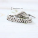9ct White Gold Diamond 1.00cts Line Bracelet