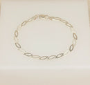 Silver Marquis Link Bracelet