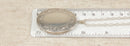 Large Vintage Sterling Silver Floral Locket & 20" Belcher Chain – Birmingham 1993