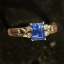 18ct Sapphire Diamond Ring