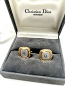 Vintage Christian Dior Monogram Cufflinks