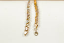 Silver Gilt Heart Design Bracelet