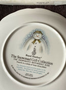 Royal Doulton Snowman Plate - Royal Doulton Motorbike Plate Boxed