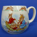 Royal Doulton Bunnykins One Handled Beaker - Row Boat / Nipped By A Crab