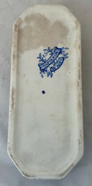 Napoleon Bonaparte Pearlware Razor Box, William Smith & Co. Circa 1840.