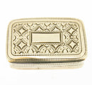 Georgian Solid Sterling Silver Vinaigrette Birmingham 1824 Joseph Willmore