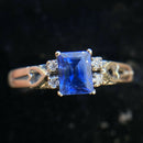 18ct Sapphire Diamond Ring