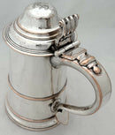 'God Bless Lord Nelson', George III Old Sheffield Plate Lidded Tankard.