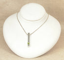 Kit Heath Silver & Peridot Pendant and Earring Set
