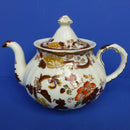 Masons Ironstone Brown Velvet Teapot