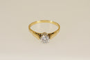 18ct Gold Diamond Solitaire Ring