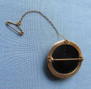 Vintage Gold Mounted Micro Mosaic Brooch/Pyramid Of Cestius,Rome