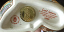 Royal Crown Derby Paperweight Coral Seahorse Crown Derby Seahorse figurine with gold stopper