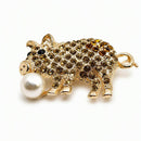 Costume Pig Brooch