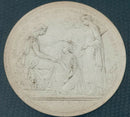 The 1851 Great Exhibition Prize Medal & The 1862 International Exhibition Prize Medal Plaster Roundels.