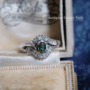 Platinum Pt900 Alexandrite Baguette Cut Diamond Crossover Ring With GIA Certificate Size L