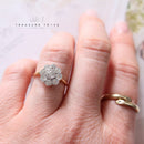 18ct Diamond Daisy Cluster Ring 1.20cts