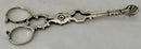 George III Pair of Silver Tea Tongs. London circa 1760, James Graham.
