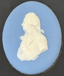 Vice Admiral Horatio Nelson, 1st Viscount Nelson, Jasperware Portrait Medallion. After John de Vaere.