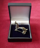 A Roman Bronze Military Style ,Standing Horse Cloak Brooch.