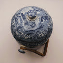 Spode Blue Italian Biscuit Barrel