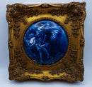 Doulton Burslem Blue Children Framed Wall Plaque