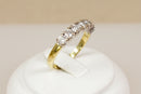 Classic 18ct Gold 7-Stone Diamond Half Eternity Ring – London 1994