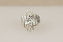 Vintage Sterling Silver Brutalist Statement Ring – Circa Late 1950s to Early 1960s
