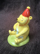 Royal Doulton Winnie The Pooh Figurine Royal Doulton Pooh and the party hat figurine WP33