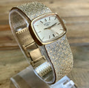 Ladies Gold Plated Rotary Cocktail Watch | Swiss Made