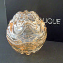 New Lalique: Gold lustre "Vibration" box