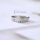 Certified Platinum Diamond Solitaire 0.55ct E Colour