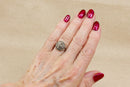 Stylish Art Deco Silver & Marcasite Statement Ring