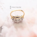 18ct Baguette & Brilliant Cut Diamond Cluster Ring 2.50cts