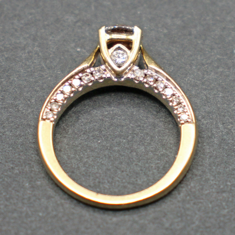 18ct gold diamond solitaire