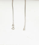 Stylish Sterling Silver & Labradorite Statement Pendant with 15-Inch Silver Snake Chain