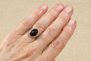 Silver & Cabochon Iolite Ring